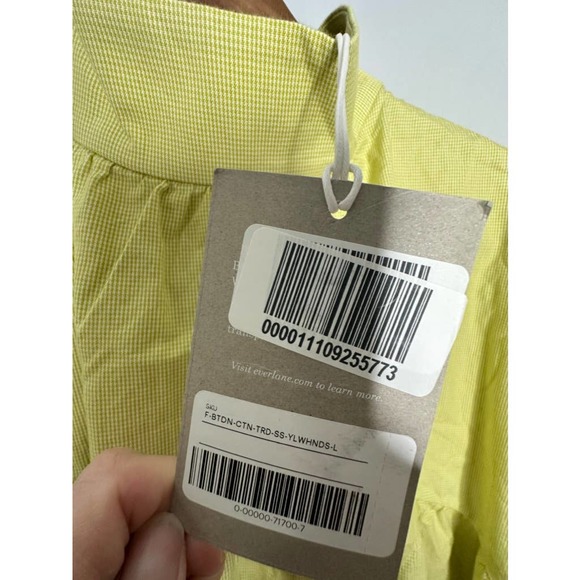 NWT  Everelane The Tiered Mockneck Top Size Large - Picture 4 of 4